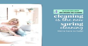 Eco-friendly dry cleaning and garment care at Joe’s Organic Dry Cleaners in Westbury NY