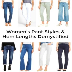 Tailor fixing hem on pants in Westbury shop
