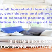 Eco-friendly cleaning of curtains and bedding in Westbury NY