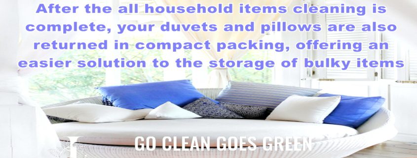 Eco-friendly cleaning of curtains and bedding in Westbury NY