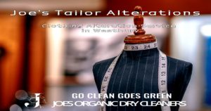 Joe’s Organic Dry Cleaners in Westbury offering alterations and eco-friendly dry cleaning
