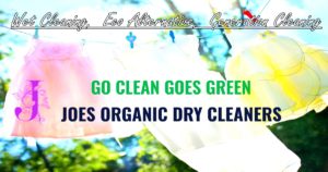Wet cleaning process at Joe’s Organic Dry Cleaners Westbury