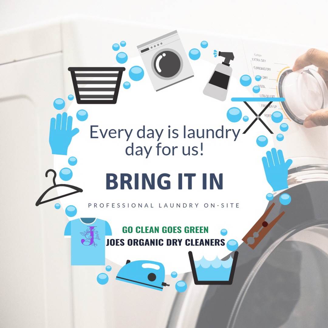 Organic Dry Cleaners in Westbury-every day is laundry
