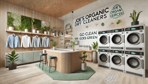 Desired interior design vision for Joes Organic Dry Cleaners