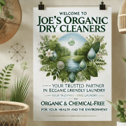 Here’s the nature-inspired design for Joe's Organic Dry Cleaners