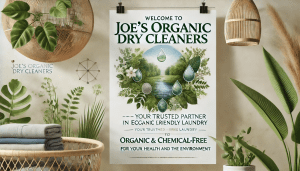 Here’s the nature-inspired design for Joe's Organic Dry Cleaners