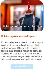 Tailoring Alterations Repairs