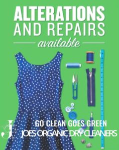 JOES ORGANIC DRY CLEANERS