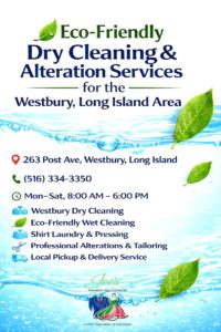 Eco-friendly dry cleaning machine at Joe’s Organic Cleaners in Westbury NY