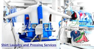 Professional shirt laundry and pressing at Joe’s Organic Dry Cleaners in Westbury NY