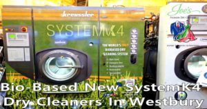 New SystemK4 dry cleaning machine at Joe’s Organic Cleaners