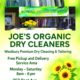 Organic dry cleaning and tailoring service at Joe’s Organic Dry Cleaners in Westbury NY
