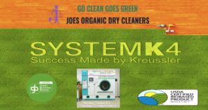 Joe’s Organic Dry Cleaning & Tailoring Alterations in Westbury with text about not using perchloroethylene