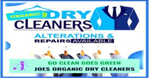 Organic dry cleaning and hemming service at Joe's Cleaners in Westbury NY