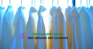 Freshly cleaned and pressed dress shirts at Joe’s Organic Dry Cleaning & Tailoring Alterations in Westbury NY