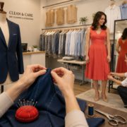 Clothing alterations and garment fitting at Joe’s Organic Dry Cleaners in Westbury NY