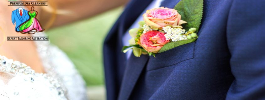 Wedding dress receiving eco-friendly cleaning and careful inspection at Joe’s in Westbury NY