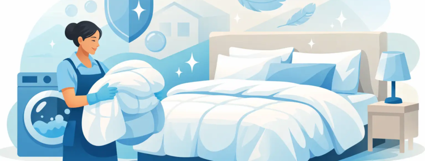 Comforter Cleaning Service That Protects Bedding