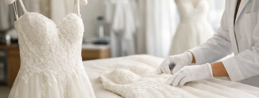 Roslyn Wedding Gown Cleaning That Protects Fit