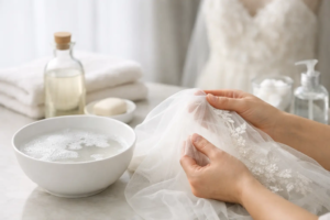 How to Clean Wedding Veil Without Damage