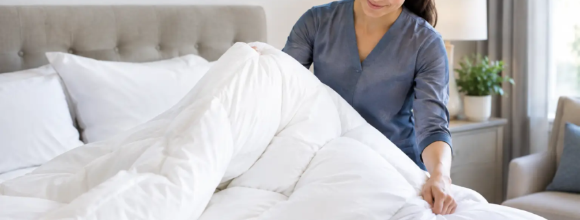 Uniondale Comforter Cleaning That Protects Your Bedding
